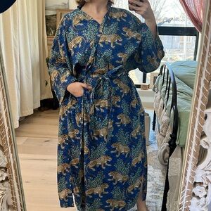 PrintFresh 100% Cotton Robe, Size 4X